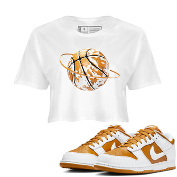Dunk Dark Curry shirt to match jordans Camo Basketball Planet sneaker tees AJ1 Low Dark Curry SNRT Sneaker Release Tees White 1 crop length shirt
