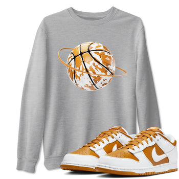 Dunk Dark Curry shirt to match jordans Camo Basketball Planet sneaker tees AJ1 Low Dark Curry SNRT Sneaker Release Tees unisex cotton Heather Grey 1 crew neck shirt
