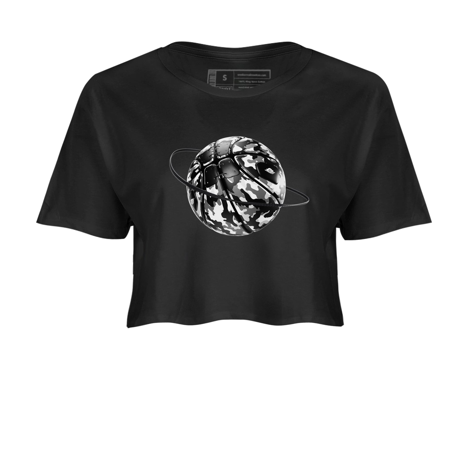 Dunk Panda shirt to match jordans Camo Basketball Planet sneaker tees Dunk Black & White SNRT Sneaker Release Tees Black 2 crop length shirt