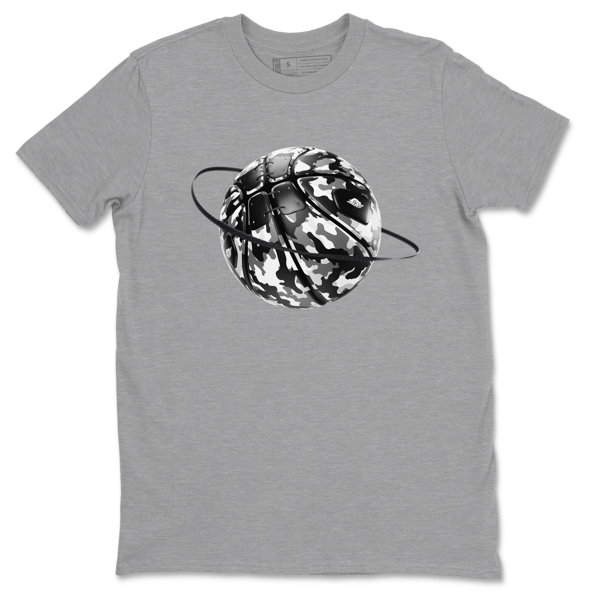 Dunk Panda shirt to match jordans Camo Basketball Planet sneaker tees Dunk Black & White SNRT Sneaker Release Tees unisex cotton Heather Grey 2 crew neck shirt