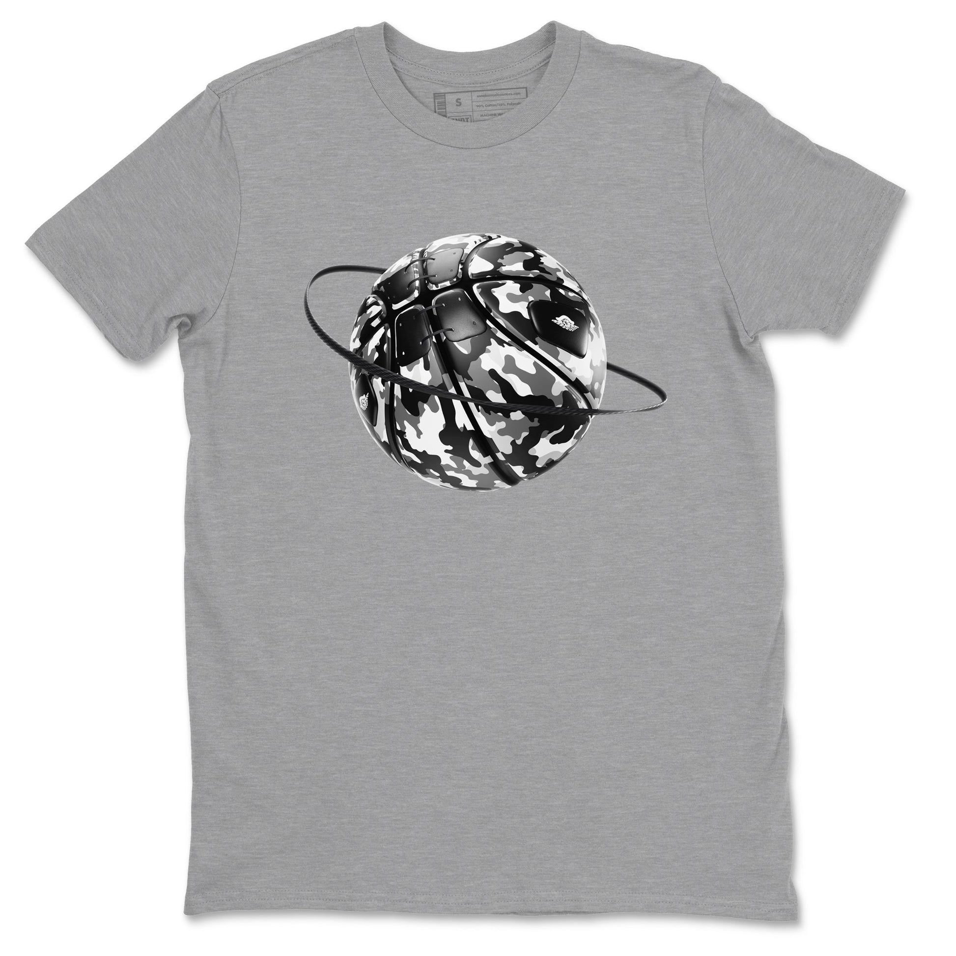 Dunk Panda shirt to match jordans Camo Basketball Planet sneaker tees Dunk Black & White SNRT Sneaker Release Tees unisex cotton Heather Grey 2 crew neck shirt
