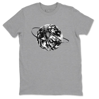 Dunk Panda shirt to match jordans Camo Basketball Planet sneaker tees Dunk Black & White SNRT Sneaker Release Tees unisex cotton Heather Grey 2 crew neck shirt