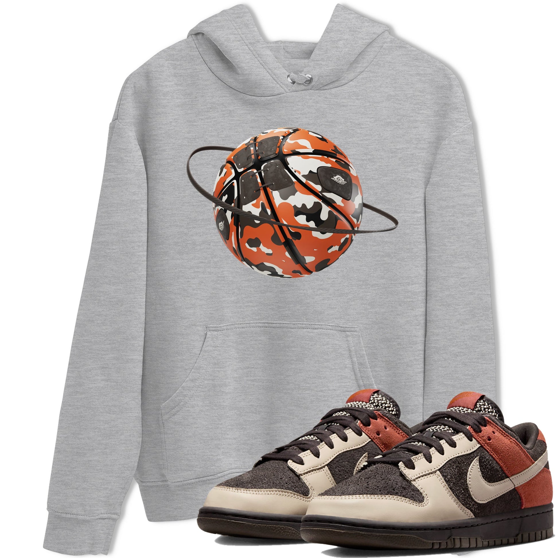 Dunk Red Panda shirt to match jordans Camo Basketball Planet sneaker tees Nike Dunk LowRed Panda SNRT Sneaker Release Tees Unisex Heather Grey 1 T-Shirt