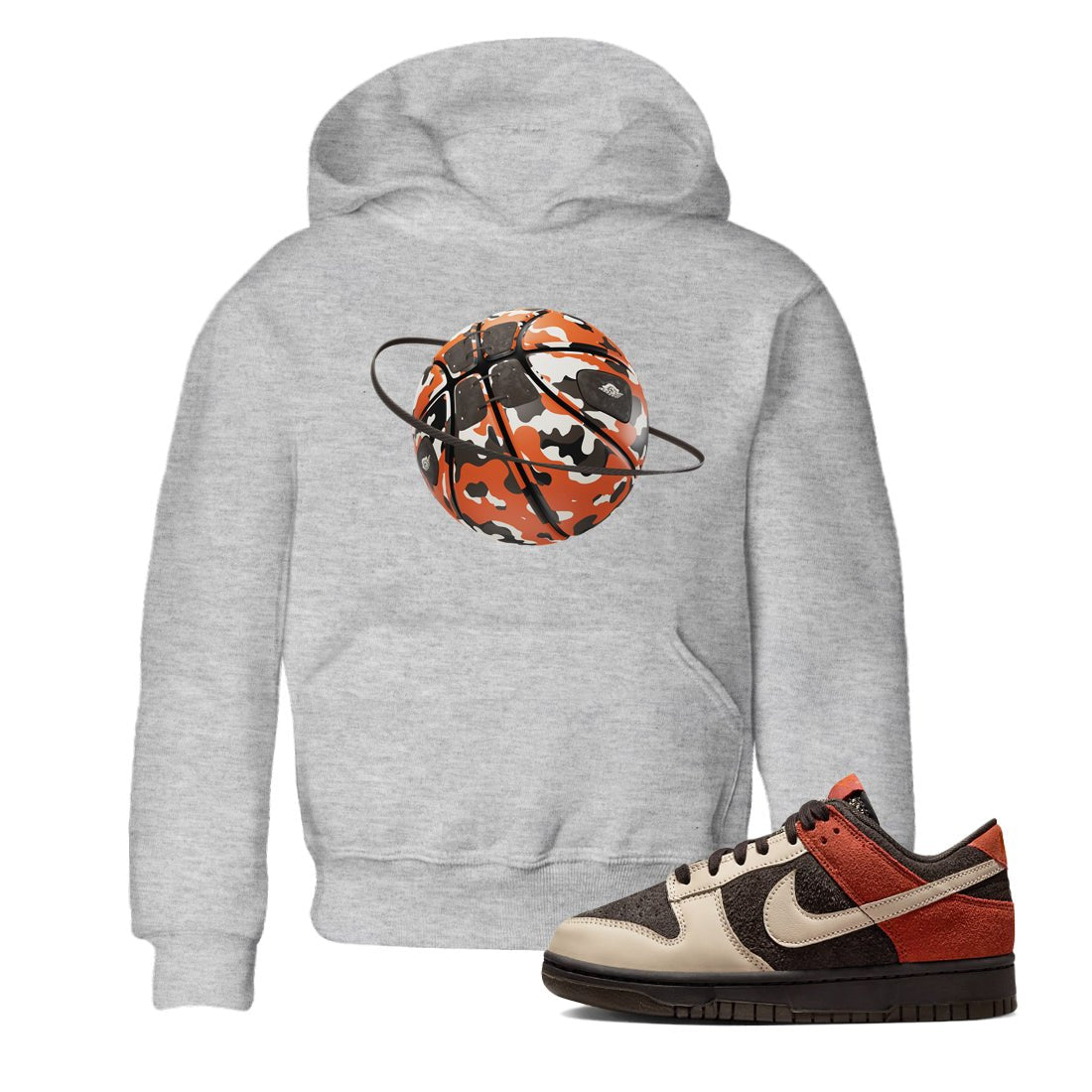 Dunk Red Panda shirt to match jordans Camo Basketball Planet sneaker tees Nike Dunk LowRed Panda SNRT Sneaker Release Tees Baby Toddler Heather Grey 1 T-Shirt
