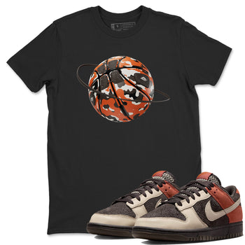 Dunk Red Panda shirt to match jordans Camo Basketball Planet sneaker tees Nike Dunk LowRed Panda SNRT Sneaker Release Tees Unisex Black 1 T-Shirt