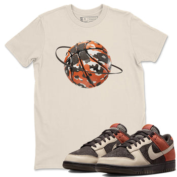 Dunk Red Panda shirt to match jordans Camo Basketball Planet sneaker tees Nike Dunk LowRed Panda SNRT Sneaker Release Tees Unisex Natural 1 T-Shirt