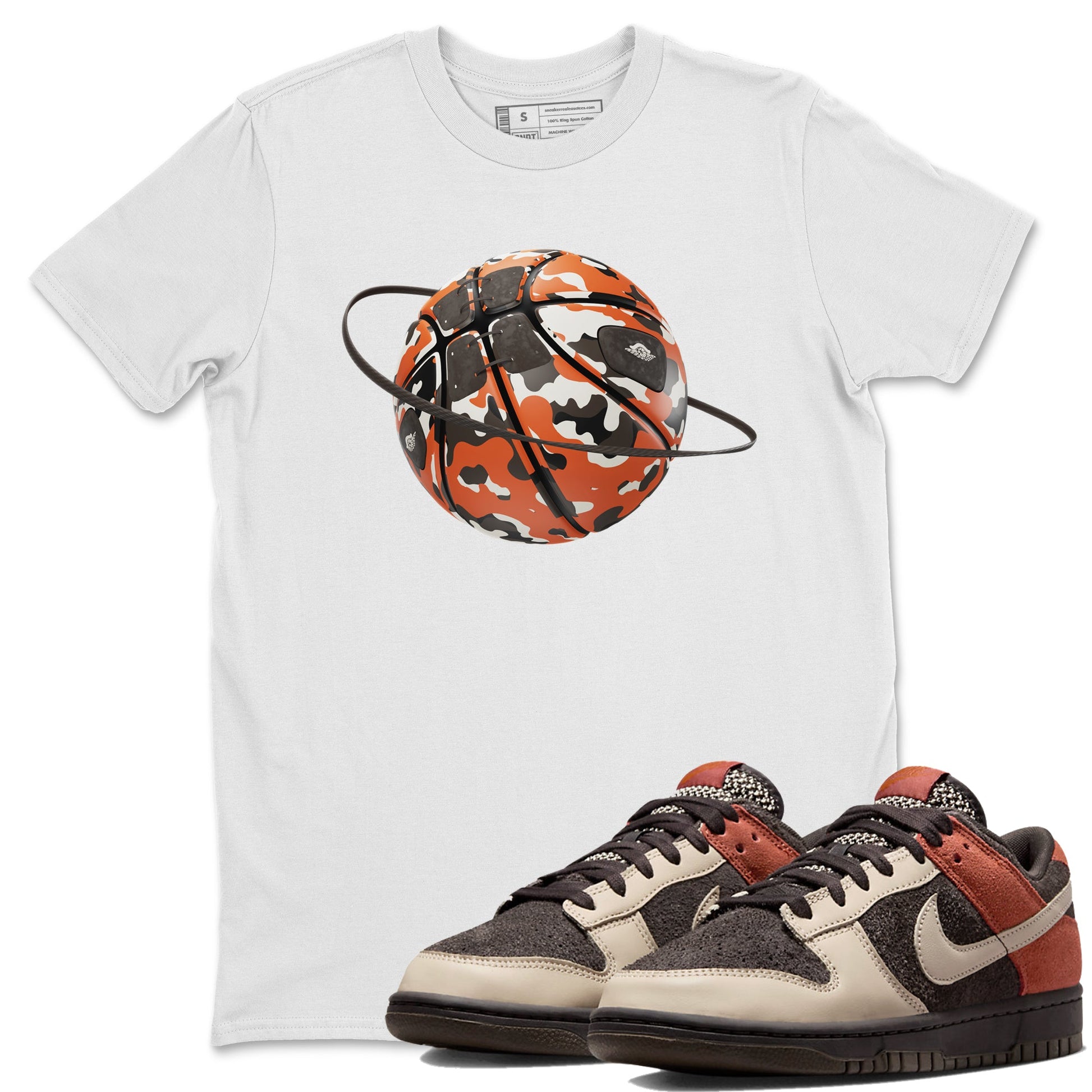 Dunk Red Panda shirt to match jordans Camo Basketball Planet sneaker tees Nike Dunk LowRed Panda SNRT Sneaker Release Tees Unisex White 1 T-Shirt