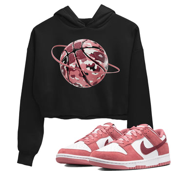 Dunk Valentines Day 2024 shirt to match jordans Camo Basketball Planet sneaker tees Dunk Happy Valentines Day 2024 SNRT Sneaker Release Tees Black 1 Crop T-Shirt