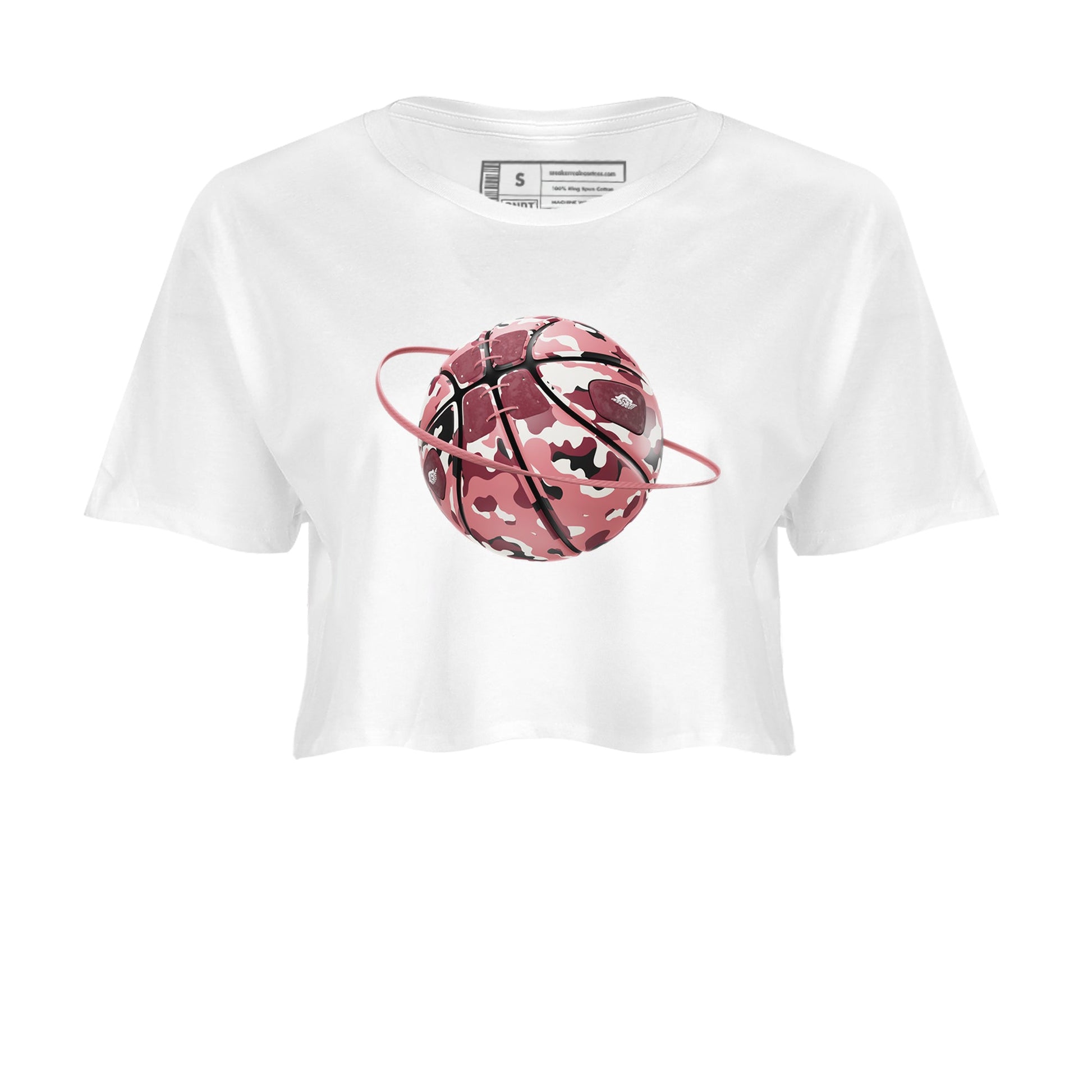 Dunk Valentines Day 2024 shirt to match jordans Camo Basketball Planet sneaker tees Dunk Happy Valentines Day 2024 SNRT Sneaker Release Tees White 2 Crop T-Shirt