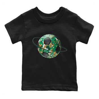 Samba Collegiate Green Gum shirt to match jordans Camo Soccerball Planet sneaker tees Adidas Green Gum SNRT Sneaker Release Tees Baby Toddler Black 2 T-Shirt