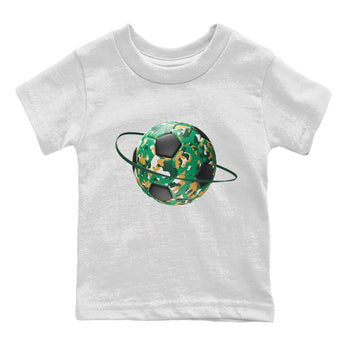 Samba Collegiate Green Gum shirt to match jordans Camo Soccerball Planet sneaker tees Adidas Green Gum SNRT Sneaker Release Tees Baby Toddler White 2 T-Shirt