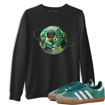 Samba Collegiate Green Gum shirt to match jordans Camo Soccerball Planet sneaker tees Adidas Green Gum SNRT Sneaker Release Tees Unisex Black 1 T-Shirt