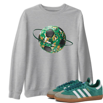 Samba Collegiate Green Gum shirt to match jordans Camo Soccerball Planet sneaker tees Adidas Green Gum SNRT Sneaker Release Tees Unisex Heather Grey 1 T-Shirt