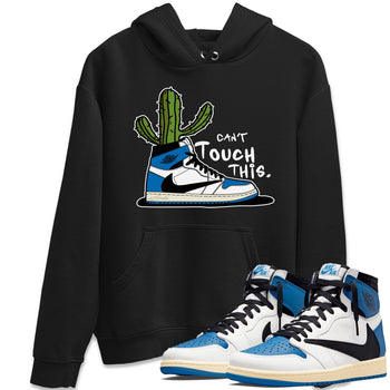 Air Jordan 1 Travis Scott Fragment Sneaker Match Tees Can't Touch This Sneaker Tees Air Jordan 1 High OG x Travis Scott x Fragment Sneaker Release Tees Unisex Shirts Black 1