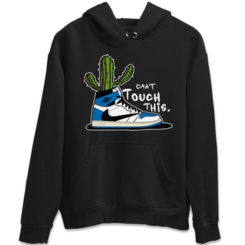 Air Jordan 1 Travis Scott Fragment Sneaker Match Tees Can't Touch This Sneaker Tees Air Jordan 1 High OG x Travis Scott x Fragment Sneaker Release Tees Unisex Shirts Black 2