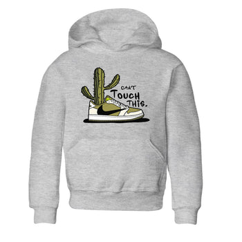 Air Jordan 1 X Travis Scott Golf Olive shirt to match jordans Can't Touch This sneaker tees Air Jordan 1 Travis Scott Golf SNRT Sneaker Release Tees Baby Toddler Heather Grey 2 T-Shirt