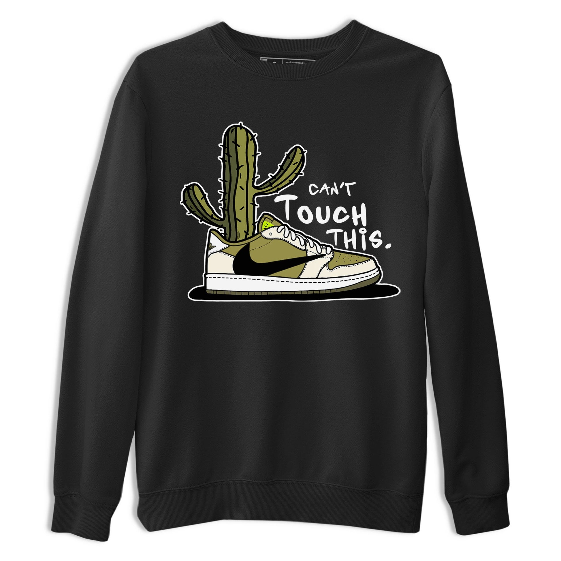 Air Jordan 1 X Travis Scott Golf Olive shirt to match jordans Can't Touch This sneaker tees Air Jordan 1 Travis Scott Golf SNRT Sneaker Release Tees Unisex Black 2 T-Shirt