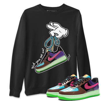 Air Force 1 Undefeated Fauna Brown Sneaker Match Tees Cartoon Hands Sneaker Tees Air Force 1 Undefeated Fauna Brown Sneaker Release Tees Unisex Shirts