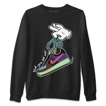 Air Force 1 Undefeated Fauna Brown Sneaker Match Tees Cartoon Hands Sneaker Tees Air Force 1 Undefeated Fauna Brown Sneaker Release Tees Unisex Shirts