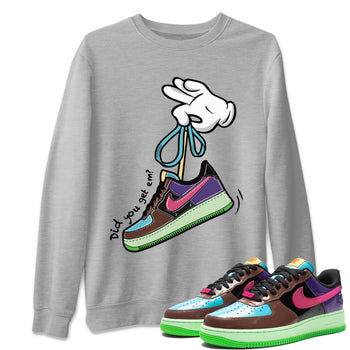 Air Force 1 Undefeated Fauna Brown Sneaker Match Tees Cartoon Hands Sneaker Tees Air Force 1 Undefeated Fauna Brown Sneaker Release Tees Unisex Shirts
