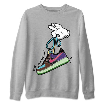 Air Force 1 Undefeated Fauna Brown Sneaker Match Tees Cartoon Hands Sneaker Tees Air Force 1 Undefeated Fauna Brown Sneaker Release Tees Unisex Shirts