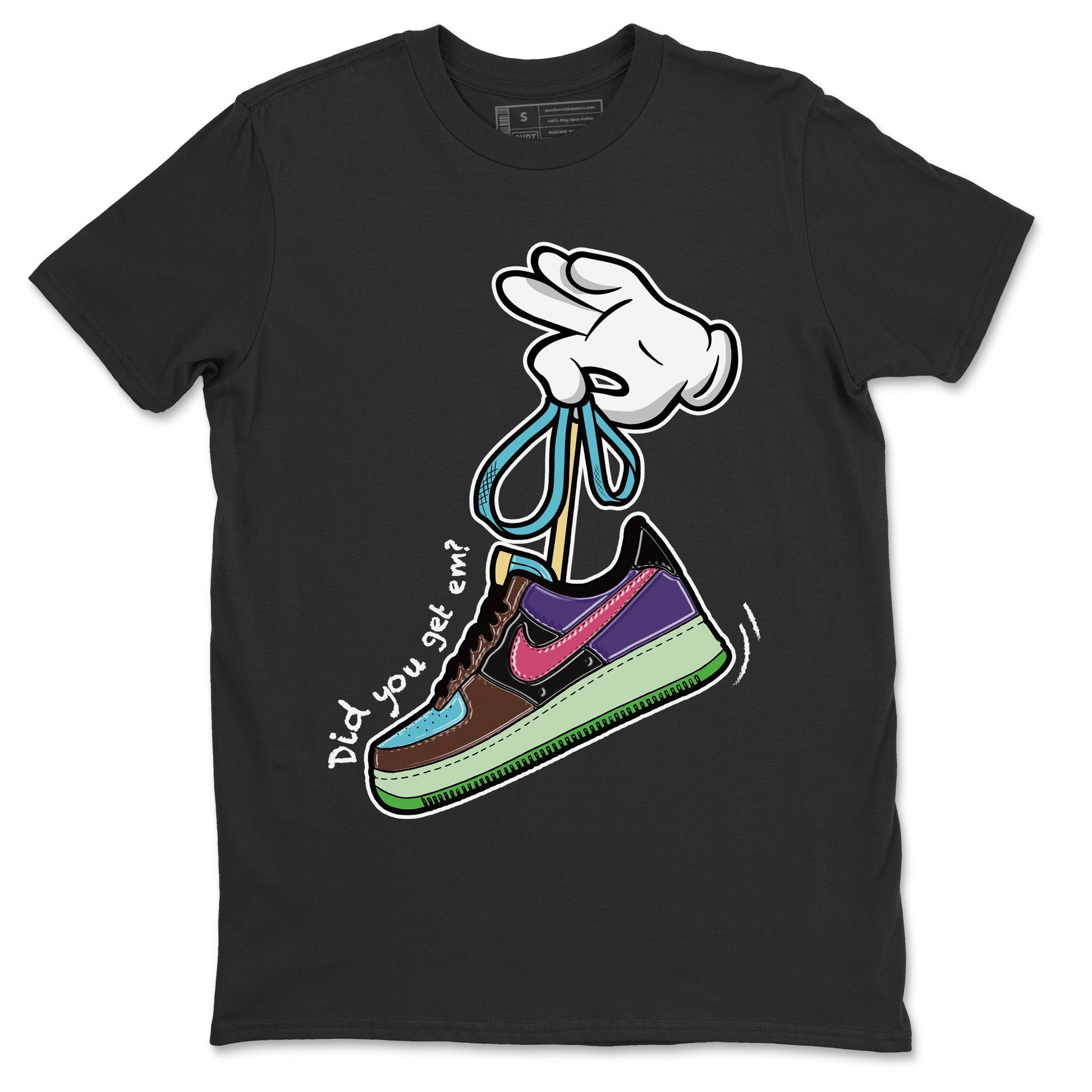 Air Force 1 Undefeated Fauna Brown Sneaker Match Tees Cartoon Hands Sneaker Tees Air Force 1 Undefeated Fauna Brown Sneaker Release Tees Unisex Shirts