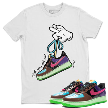 Air Force 1 Undefeated Fauna Brown Sneaker Match Tees Cartoon Hands Sneaker Tees Air Force 1 Undefeated Fauna Brown Sneaker Release Tees Unisex Shirts