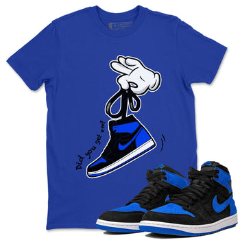 Air Jordan 1 Royal Reimagined shirt to match jordans Cartoon Hands sneaker tees Air Jordan 1 High OG Royal Reimagined SNRT Sneaker Release Tees Unisex Royal Blue 1 T-Shirt