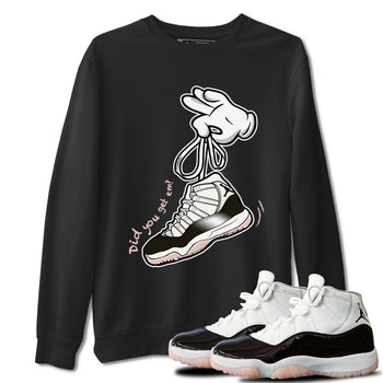 Air Jordan 11 Neapolitan sneaker shirt to match jordans Cartoon Hands sneaker tees Jordan 11 WMNS Neapolitan SNRT Sneaker Tees Crew Neck Unisex Cotton Sneaker T-Shirt Black 1 T-Shirt