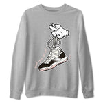 Air Jordan 11 Neapolitan sneaker shirt to match jordans Cartoon Hands sneaker tees Jordan 11 WMNS Neapolitan SNRT Sneaker Tees Crew Neck Unisex Cotton Sneaker T-Shirt Heather Grey 2 T-Shirt