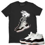 Air Jordan 11 Neapolitan sneaker shirt to match jordans Cartoon Hands sneaker tees Jordan 11 WMNS Neapolitan SNRT Sneaker Tees Crew Neck Unisex Cotton Sneaker T-Shirt Black 1 T-Shirt