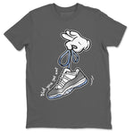 Air Jordan 11 White Cement Sneaker Match Tees Cartoon Hands Sneaker Tees Air Jordan 11 Cement Grey Sneaker Release Tees Unisex Shirts Cool Grey 2