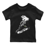 Air Jordan 13 Black Flint Sneaker Match Tees Cartoon Hands Sneaker Tees Air Jordan 13 Retro Black Flint Tee Kids Shirts Black 2