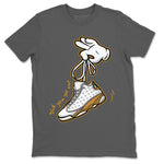 Jordan Retro 13 Wheat Sneaker Matching Tee Cartoon Hands Sneaker Tees Air Jordan 13 Wheat Sneaker Release Tees Unisex Shirts Cool Grey 2