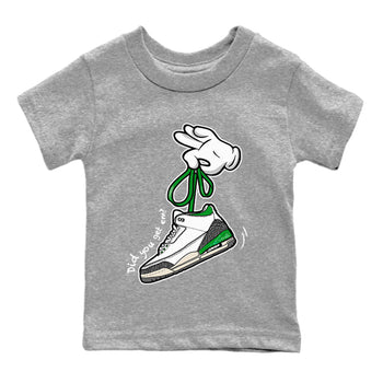 Jordan 3 Lucky Green Sneaker Match Tees Cartoon Hands Sneaker Tees Jordan 3 Lucky Green Sneaker Release Tees Kids Shirts