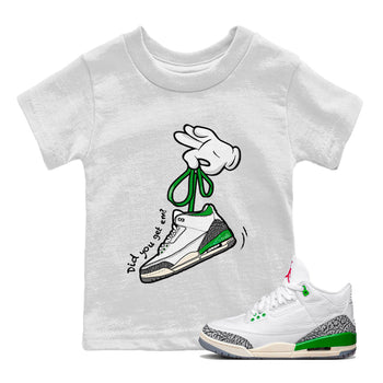 Jordan 3 Lucky Green Sneaker Match Tees Cartoon Hands Sneaker Tees Jordan 3 Lucky Green Sneaker Release Tees Kids Shirts