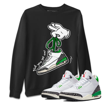 Jordan 3 Lucky Green Sneaker Match Tees Cartoon Hands Sneaker Tees Jordan 3 Lucky Green Sneaker Release Tees Unisex Shirts