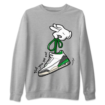 Jordan 3 Lucky Green Sneaker Match Tees Cartoon Hands Sneaker Tees Jordan 3 Lucky Green Sneaker Release Tees Unisex Shirts