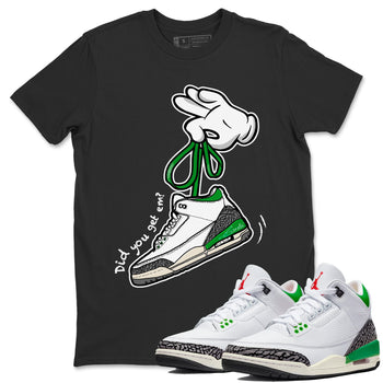 Jordan 3 Lucky Green Sneaker Match Tees Cartoon Hands Sneaker Tees Jordan 3 Lucky Green Sneaker Release Tees Unisex Shirts