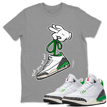 Jordan 3 Lucky Green Sneaker Match Tees Cartoon Hands Sneaker Tees Jordan 3 Lucky Green Sneaker Release Tees Unisex Shirts