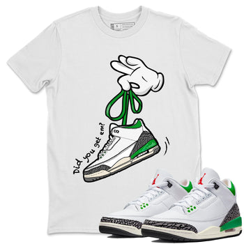 Jordan 3 Lucky Green Sneaker Match Tees Cartoon Hands Sneaker Tees Jordan 3 Lucky Green Sneaker Release Tees Unisex Shirts
