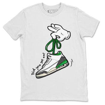 Jordan 3 Lucky Green Sneaker Match Tees Cartoon Hands Sneaker Tees Jordan 3 Lucky Green Sneaker Release Tees Unisex Shirts
