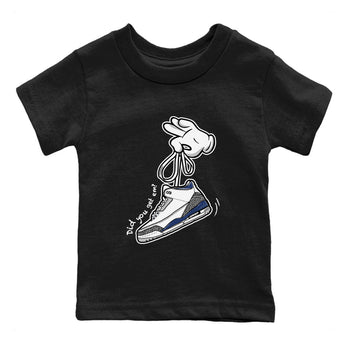 3s Midnight Navy shirt to match jordans Cartoon Hands sneaker match tee Air Jordan 3 Midnight Navy SNRT Sneaker Tees baby toddler Black 2 cotton Shirt