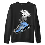 Jordan 5 UNC Jordan Shirts Cartoon Hands Sneaker Tees Air Jordan 5 UNC SNRT Sneaker Tees Unisex Shirts Black 2