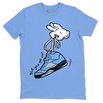 Jordan 5 UNC Jordan Shirts Cartoon Hands Sneaker Tees Air Jordan 5 UNC SNRT Sneaker Tees Unisex Shirts Carolina Blue 2