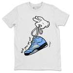 Jordan 5 UNC Jordan Shirts Cartoon Hands Sneaker Tees Air Jordan 5 UNC SNRT Sneaker Tees Unisex Shirts White 2