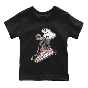 Dunk Low WMNS Rose Whisper shirt to match jordans Cartoon Hands sneaker tees Dunk Rose Whisper SNRT Sneaker Release Tees Baby Toddler Kids Black 2 T-Shirt