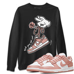 Dunk Low WMNS Rose Whisper shirt to match jordans Cartoon Hands sneaker tees Dunk Rose Whisper SNRT Sneaker Release Tees Casual Unisex shirts Black 1 T-Shirt