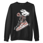 Dunk Low WMNS Rose Whisper shirt to match jordans Cartoon Hands sneaker tees Dunk Rose Whisper SNRT Sneaker Release Tees Casual Unisex shirts Black 2 T-Shirt