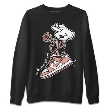 Dunk Low WMNS Rose Whisper shirt to match jordans Cartoon Hands sneaker tees Dunk Rose Whisper SNRT Sneaker Release Tees Casual Unisex shirts Black 2 T-Shirt